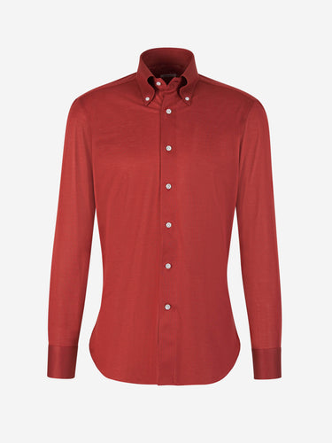 Fray Hombre Barcelona Camisa Algodón Piqué color Rojo sku 531-005956 06 - Foto 1
