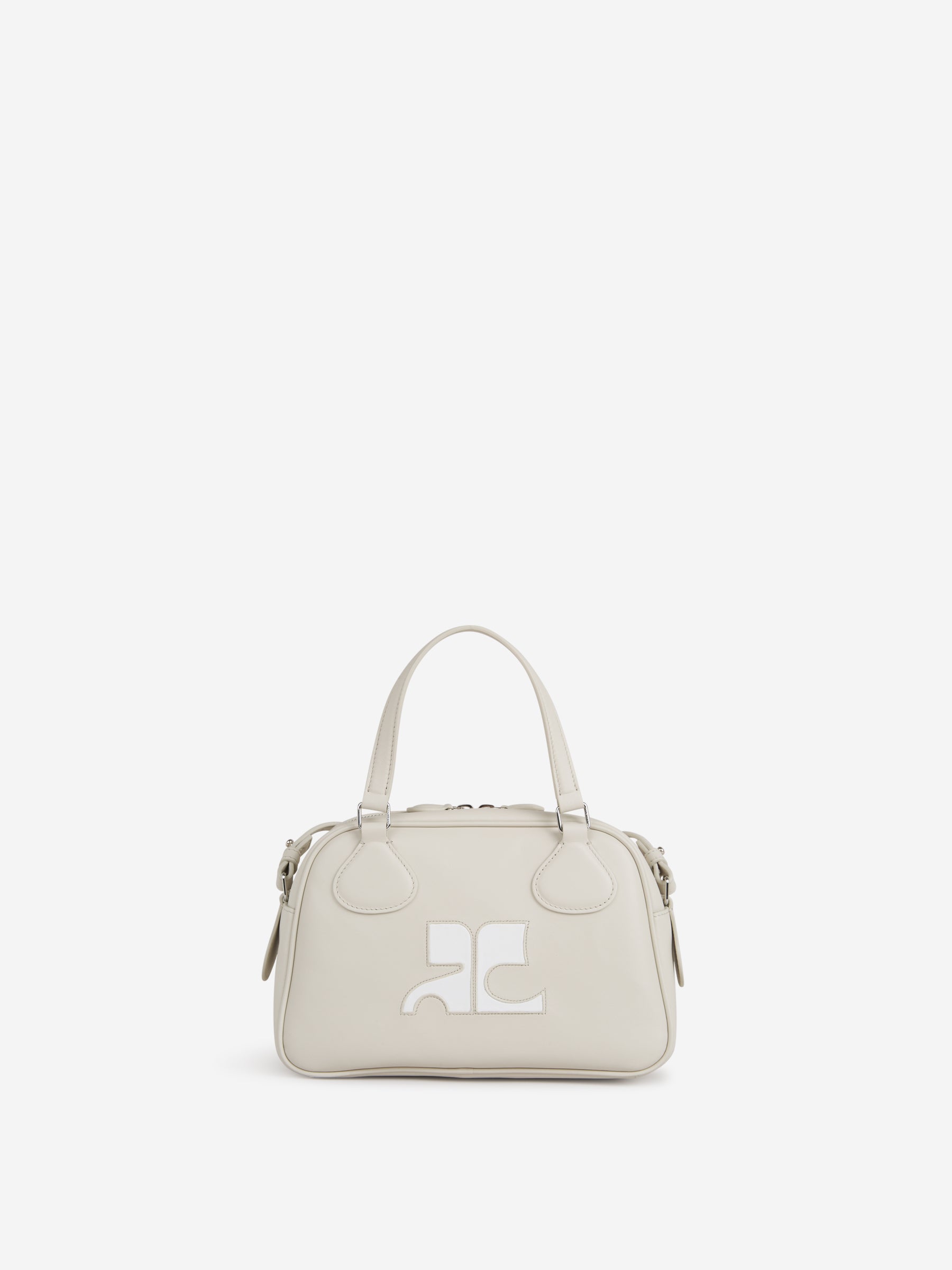 Courrèges Bolso Bandolera Bowling color Crema sku 810-007397 01 - Foto 1