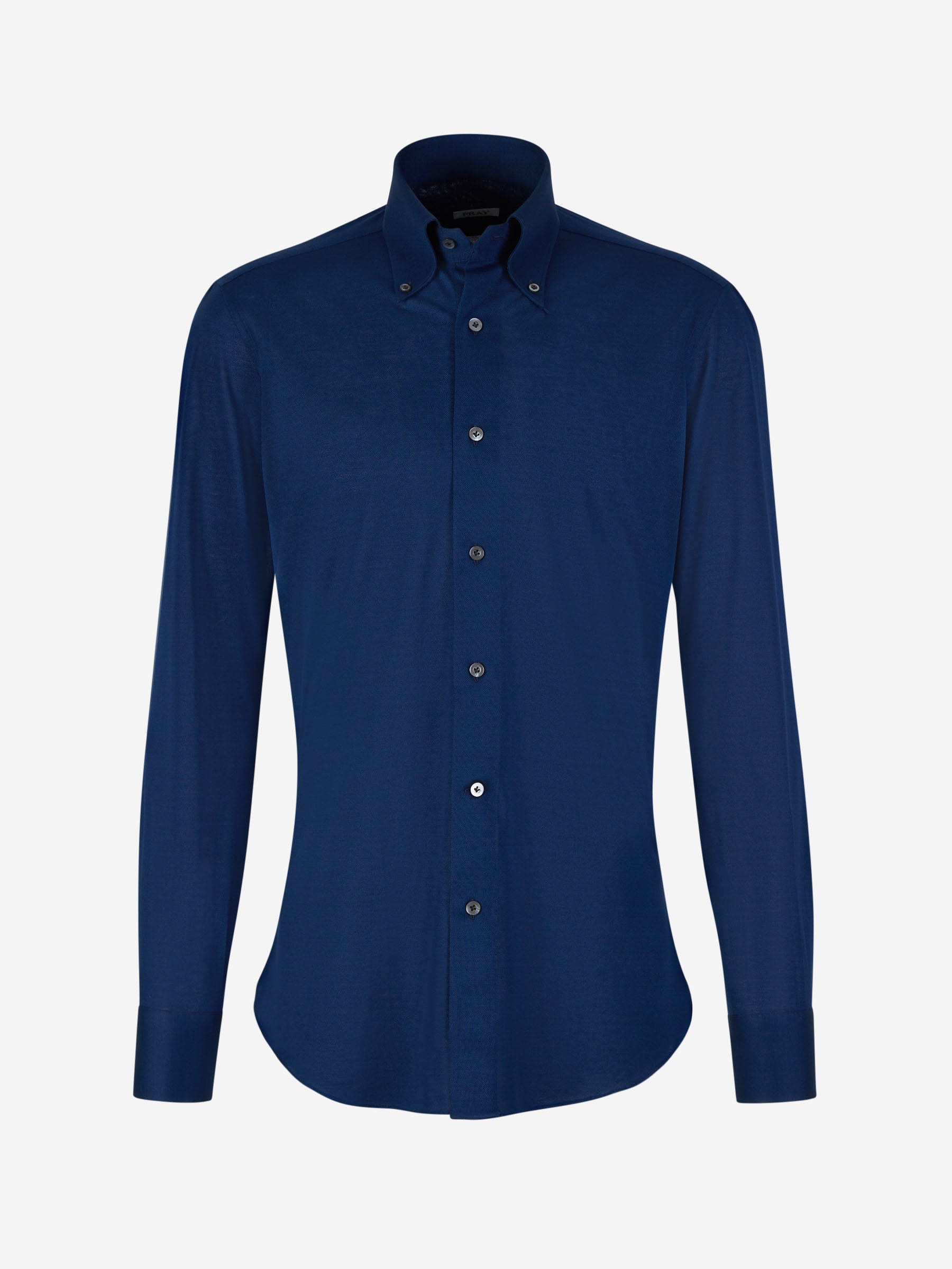 Fray Camisa Algodón Piqué color Azul Marino sku 531-005956 07 - Foto 1