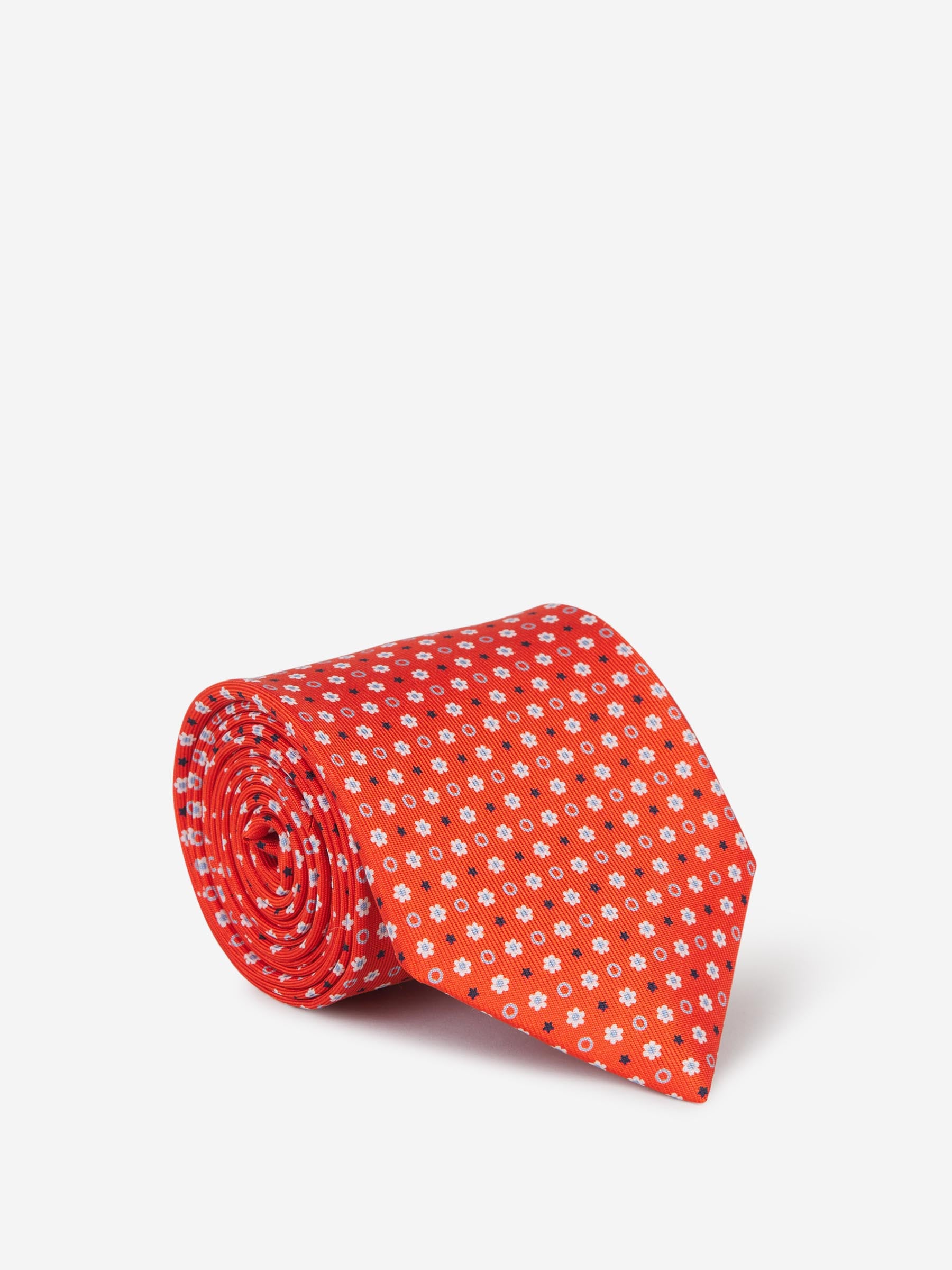 Marinella Corbata Motivo Floral color Rojo sku 601-001478 01 - Foto 1