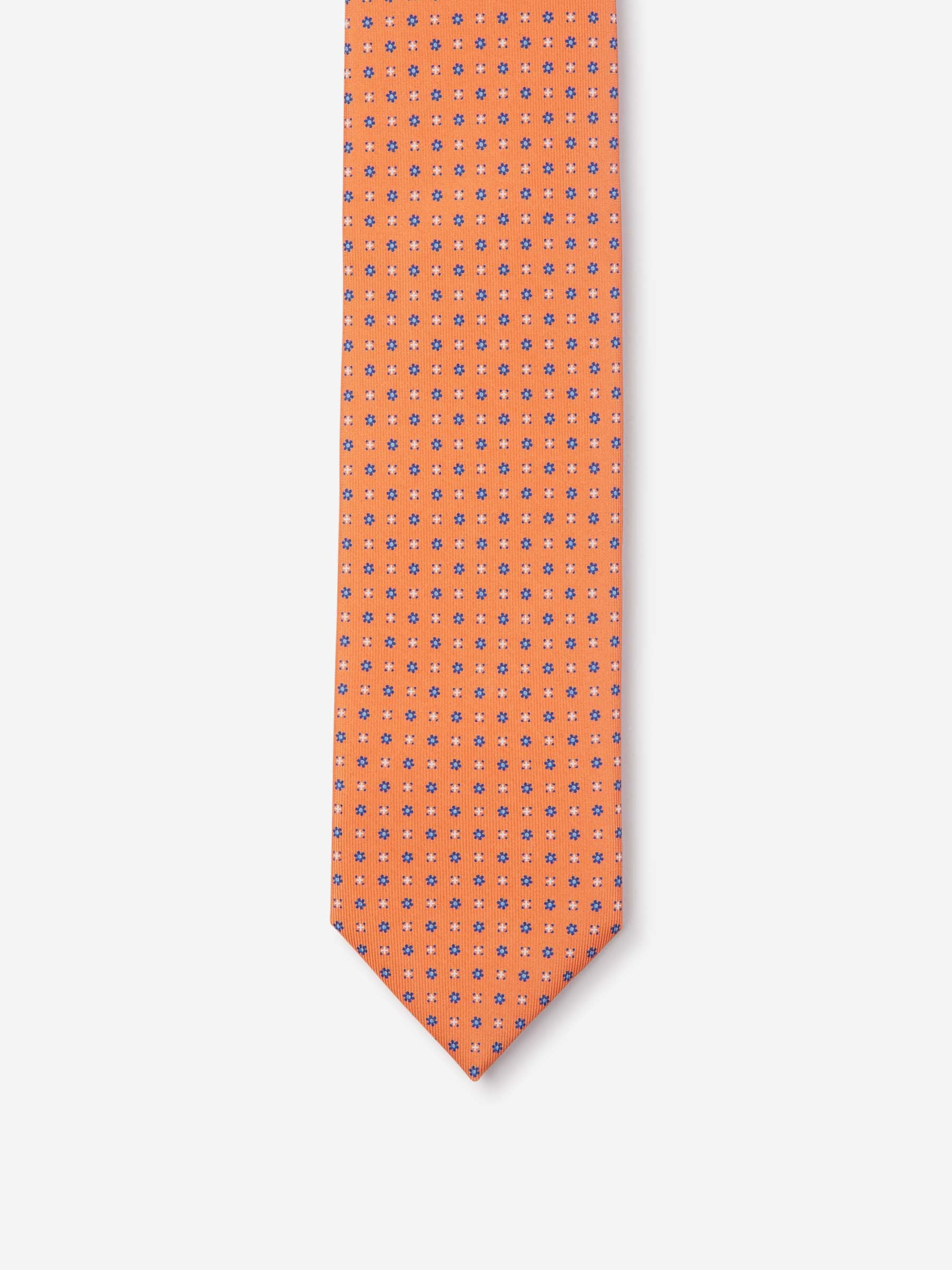 Marinella Corbata Motivo Floral color Naranja sku 601-001498 02 - Foto 2