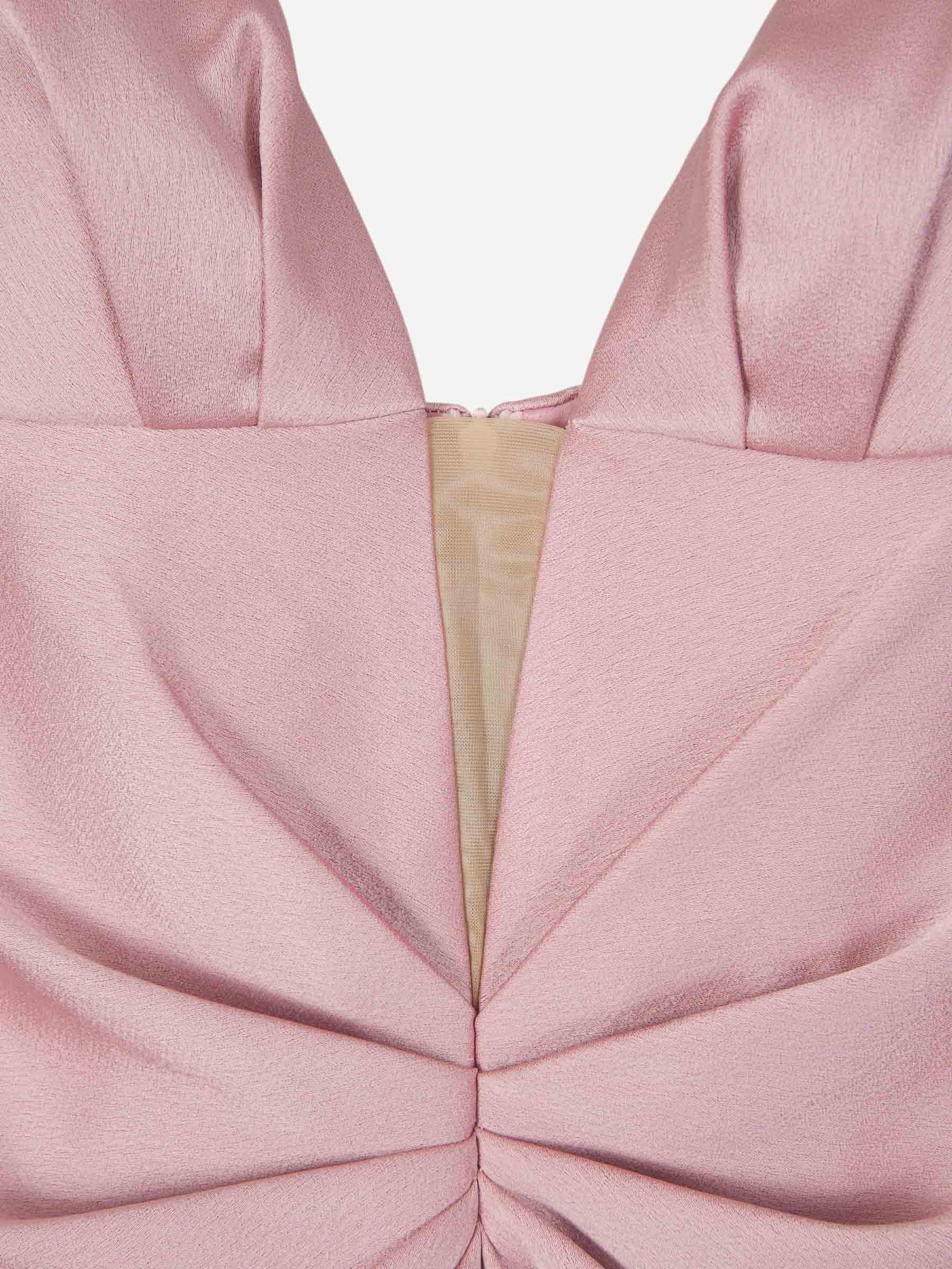 rasario pink dress Rasario – Rasario Satin Maxi Dress in Barcelona or Shop Online Mujer 732-001364 01