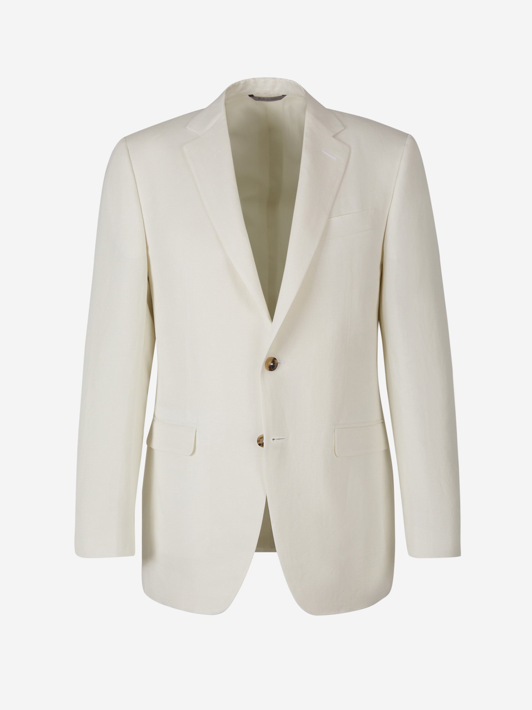 Canali Americana Lino Y Seda color Blanco sku 301-000236 02 - Foto 1
