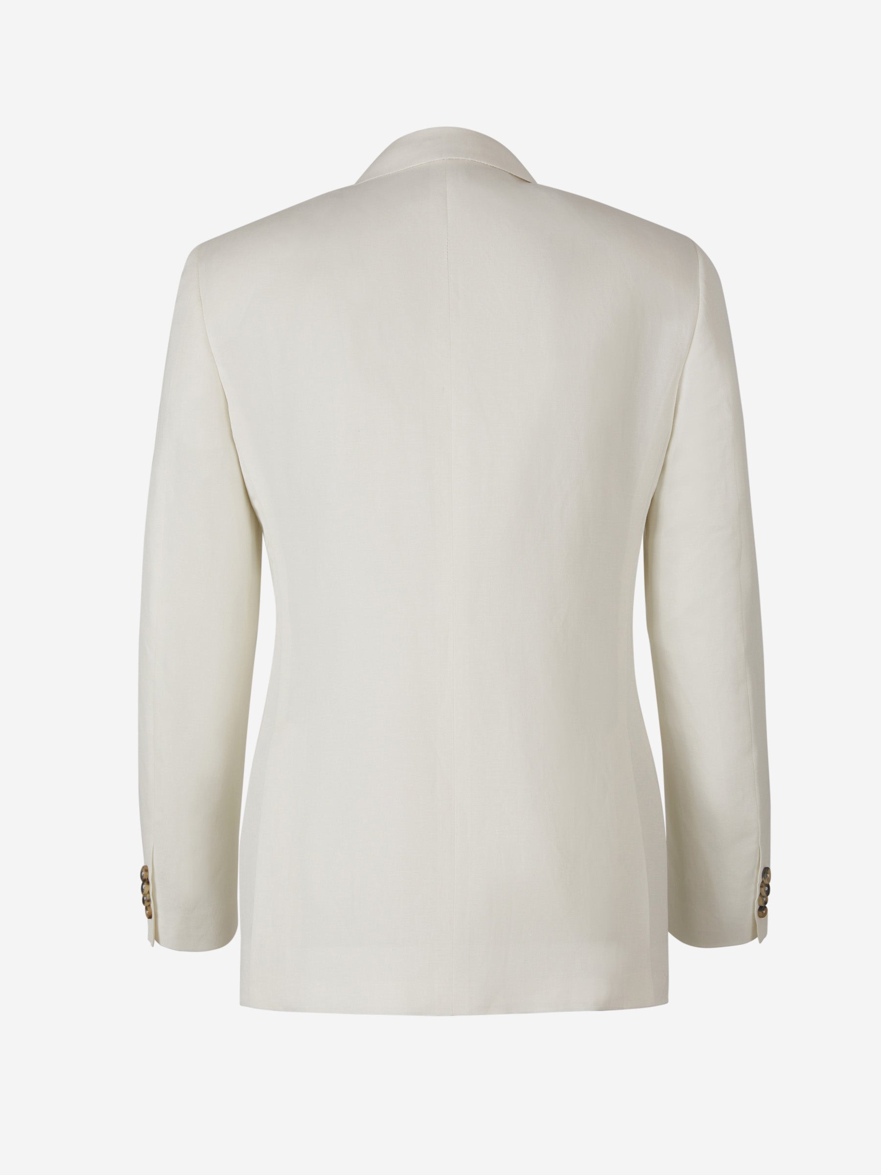 Canali Americana Lino Y Seda color Blanco sku 301-000236 02 - Foto 2