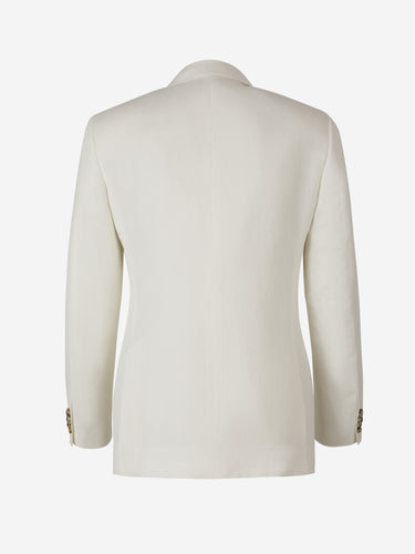 Canali Americana Lino Y Seda color Blanco sku 301-000236 02 - Foto 2