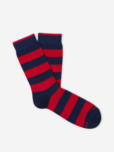 Gallo Hombre Barcelona Calcetines Motivo Rayas color Rojo sku 642-000496 03 - Foto 1