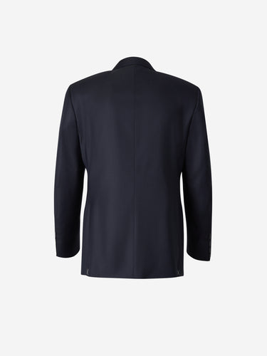Canali Hombre Barcelona Traje Lana Liso color Azul Noche sku 311-000356 01 - Foto 2