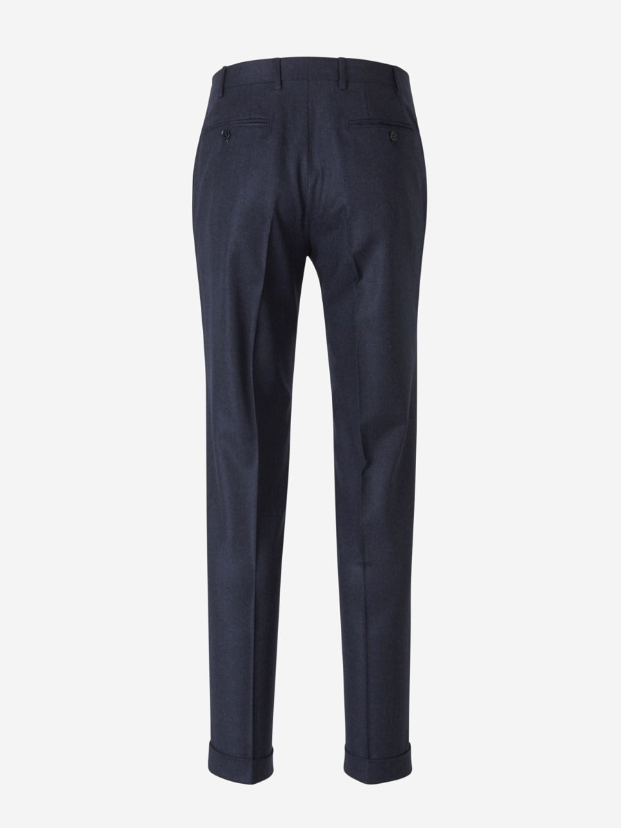 Canali Hombre Barcelona Pantalones Formales Lana color Azul Marino sku 321-000332 02 - Foto 2