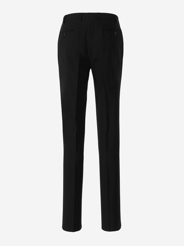 Canali Pantalones Pinzas Lana color Negro sku 321-000324 04 - Foto 13