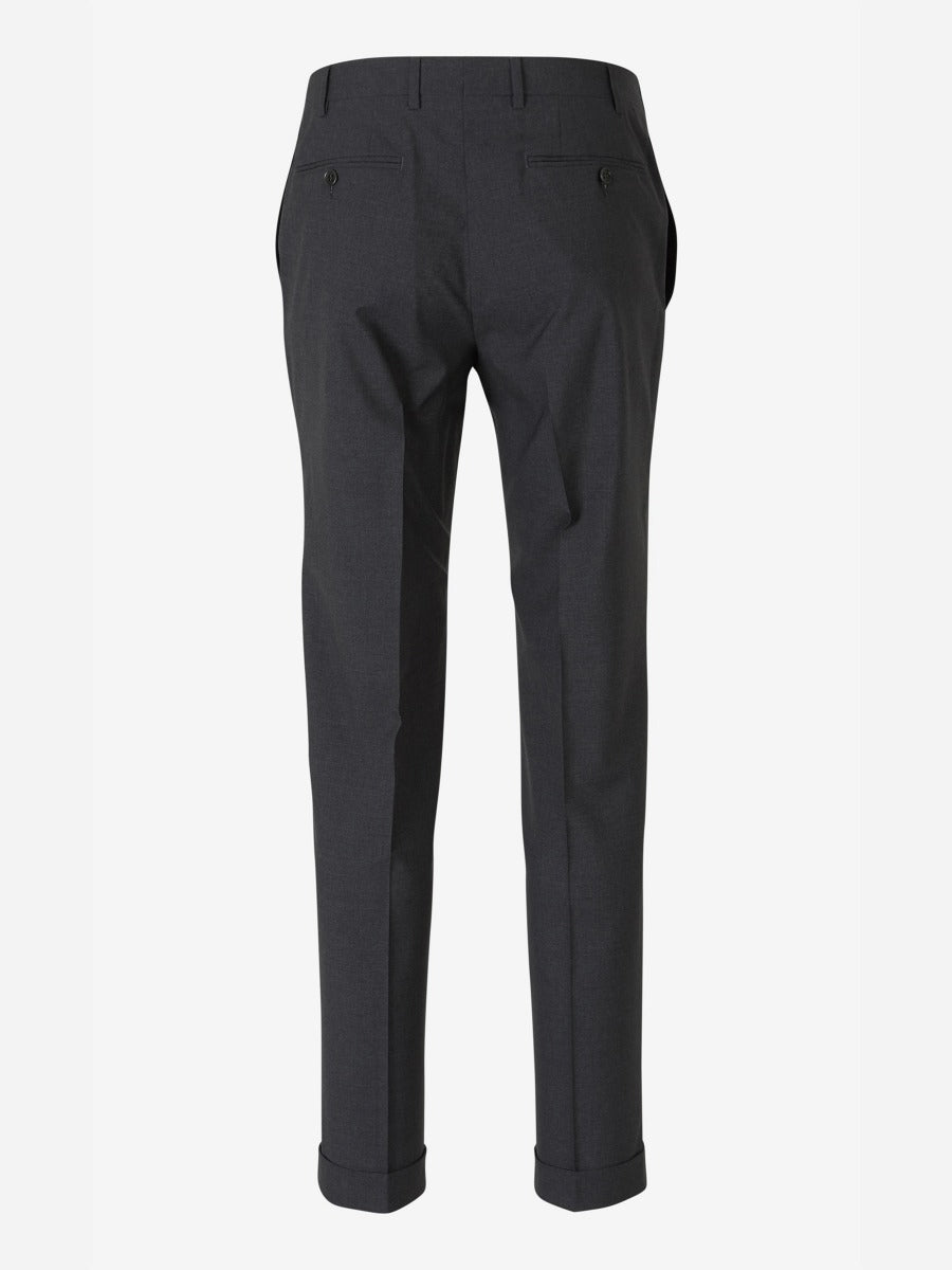 Canali Hombre Barcelona Pantalones Formales Lana color Gris Piedra sku 321-000332 03 - Foto 2