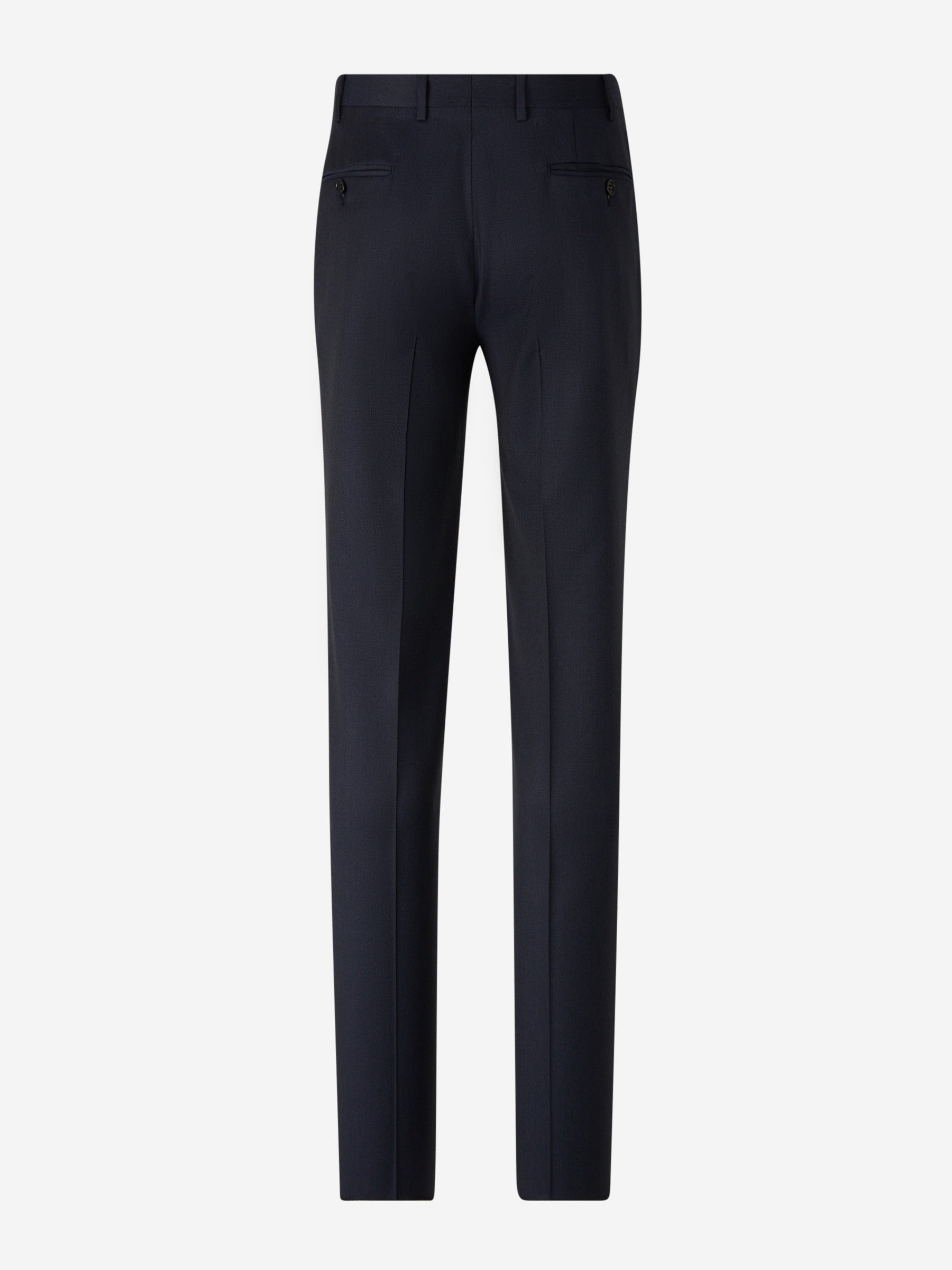Canali Hombre Barcelona Pantalones Formales Lana color Azul Noche sku 321-000336 02 - Foto 2