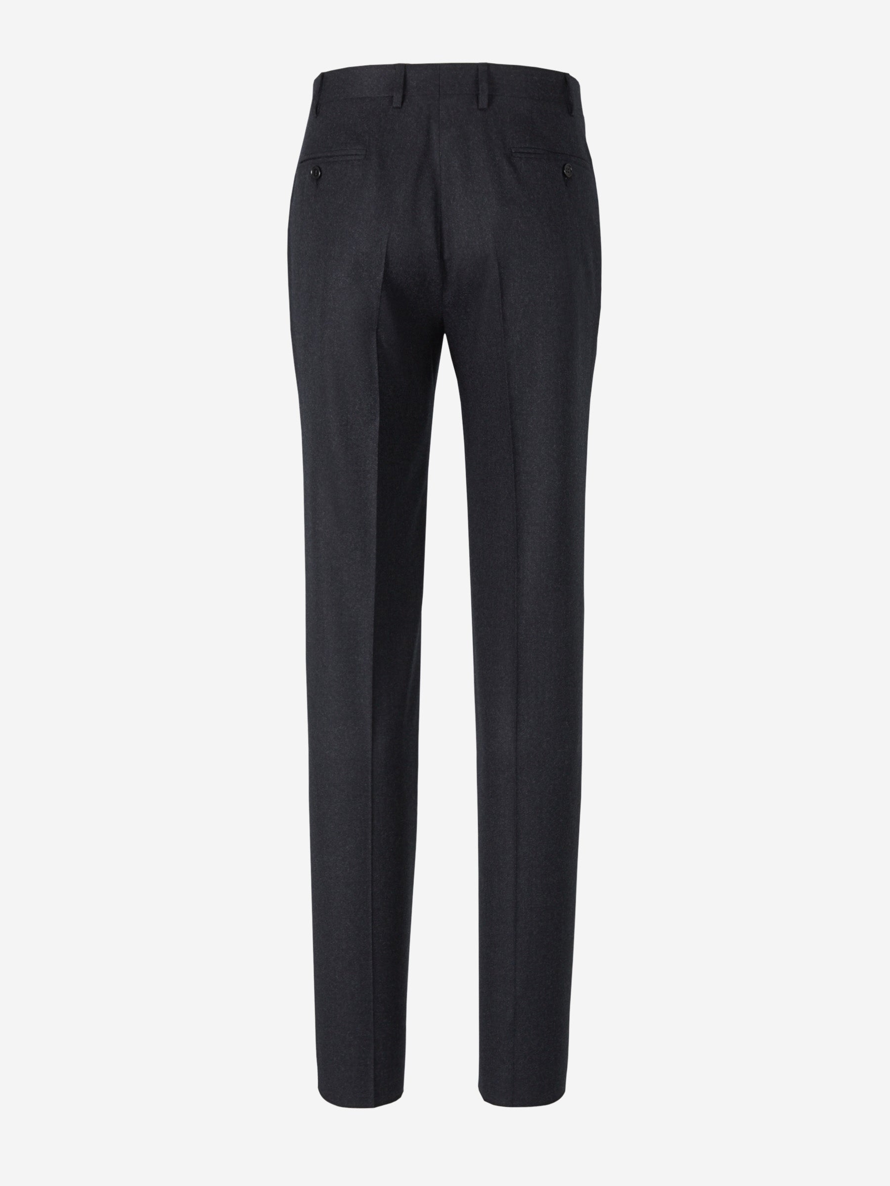 Canali Hombre Barcelona Pantalones Franela Lana color Gris Antracita sku 321-000338 02 - Foto 2