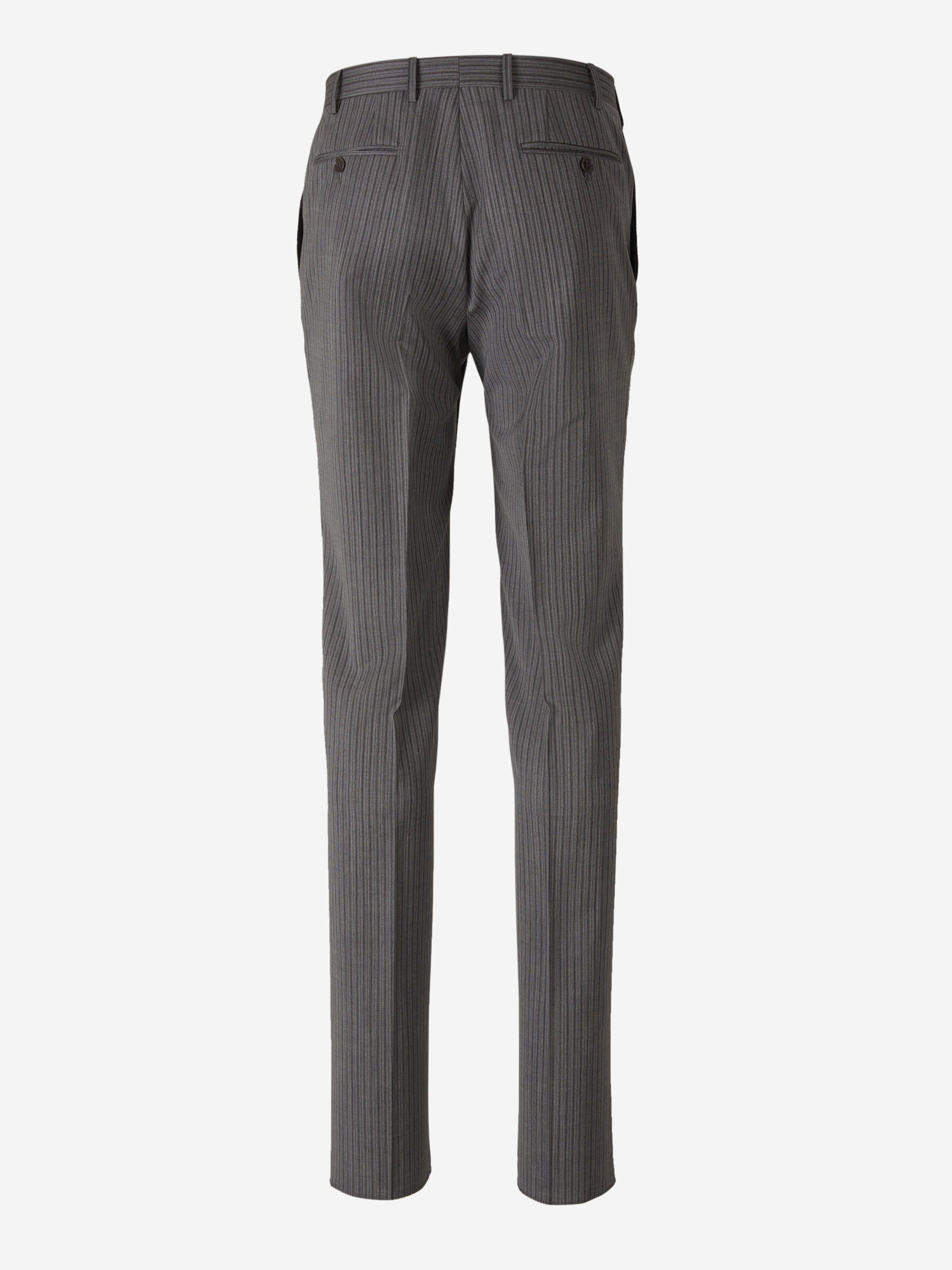 Canali Hombre Barcelona Pantalones Rayas Lana color Gris Antracita sku 321-000348 01 - Foto 2
