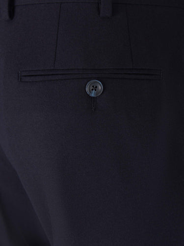 Marco Pescarolo Hombre Barcelona Pantalones Sastre Cashmere color Azul Noche sku 322-000402 02 - Foto 4
