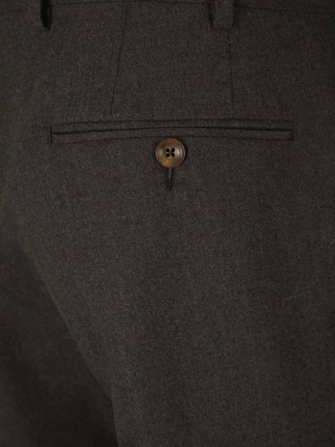 Marco Pescarolo Hombre Barcelona Pantalones Sastre Cashmere color Marrón sku 322-000402 05 - Foto 4