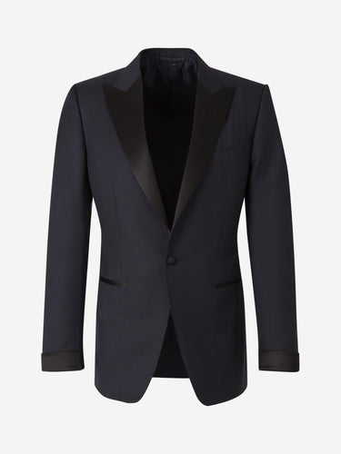 Tom Ford Hombre Barcelona Smoking de Lana color Azul Noche sku 331-000075 01 - Foto 1