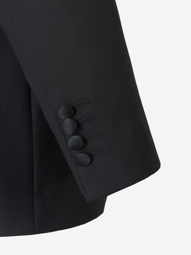 Canali Hombre Barcelona Smoking de Lana color Negro sku 331-000084 01 - Foto 5