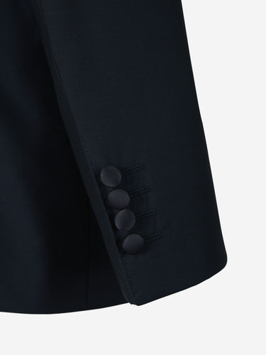 Canali Hombre Barcelona Smoking Lana color Negro sku 331-000112 01 - Foto 5