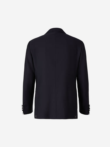 Canali Hombre Barcelona Smoking Capri Lana color Azul Marino sku 331-000117 01 - Foto 2