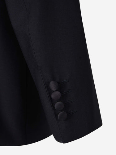 Canali Hombre Barcelona Smoking Capri Lana color Azul Marino sku 331-000117 01 - Foto 5