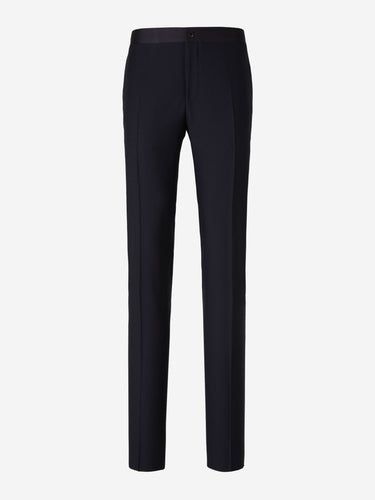 Canali Hombre Barcelona Smoking Capri Lana color Azul Marino sku 331-000117 01 - Foto 6
