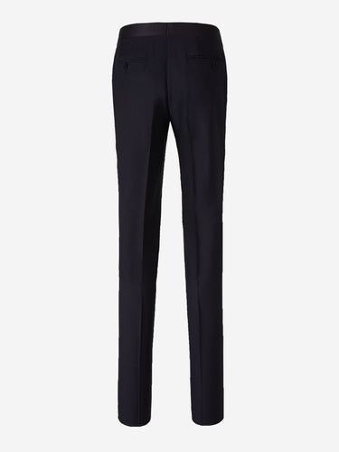 Canali Hombre Barcelona Smoking Capri Lana color Azul Marino sku 331-000117 01 - Foto 8