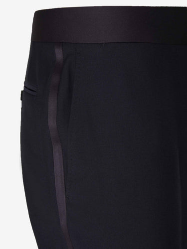 Canali Hombre Barcelona Smoking Capri Lana color Azul Marino sku 331-000117 01 - Foto 9