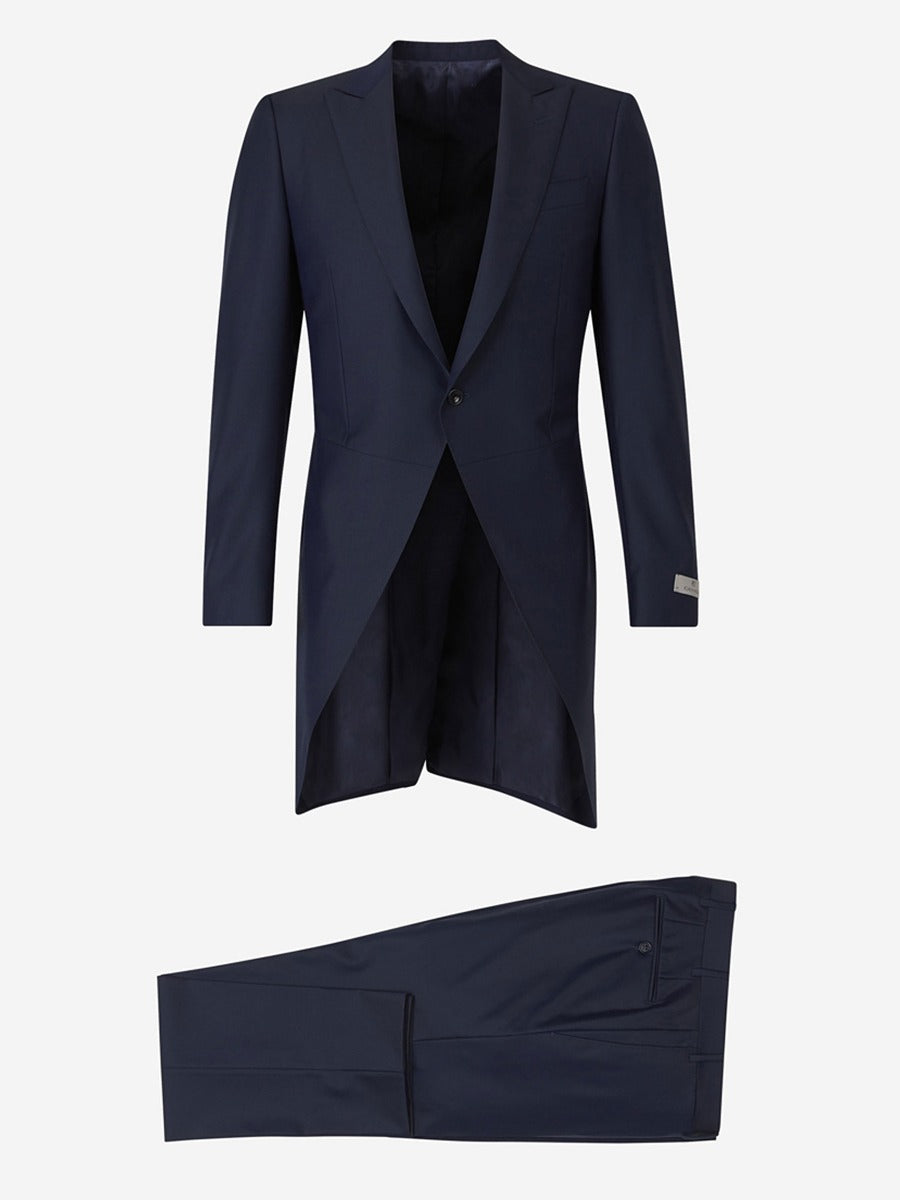 Canali Hombre Barcelona Chaqué Y Pantalón Lana color Azul Noche sku 332-000070 01 - Foto 1