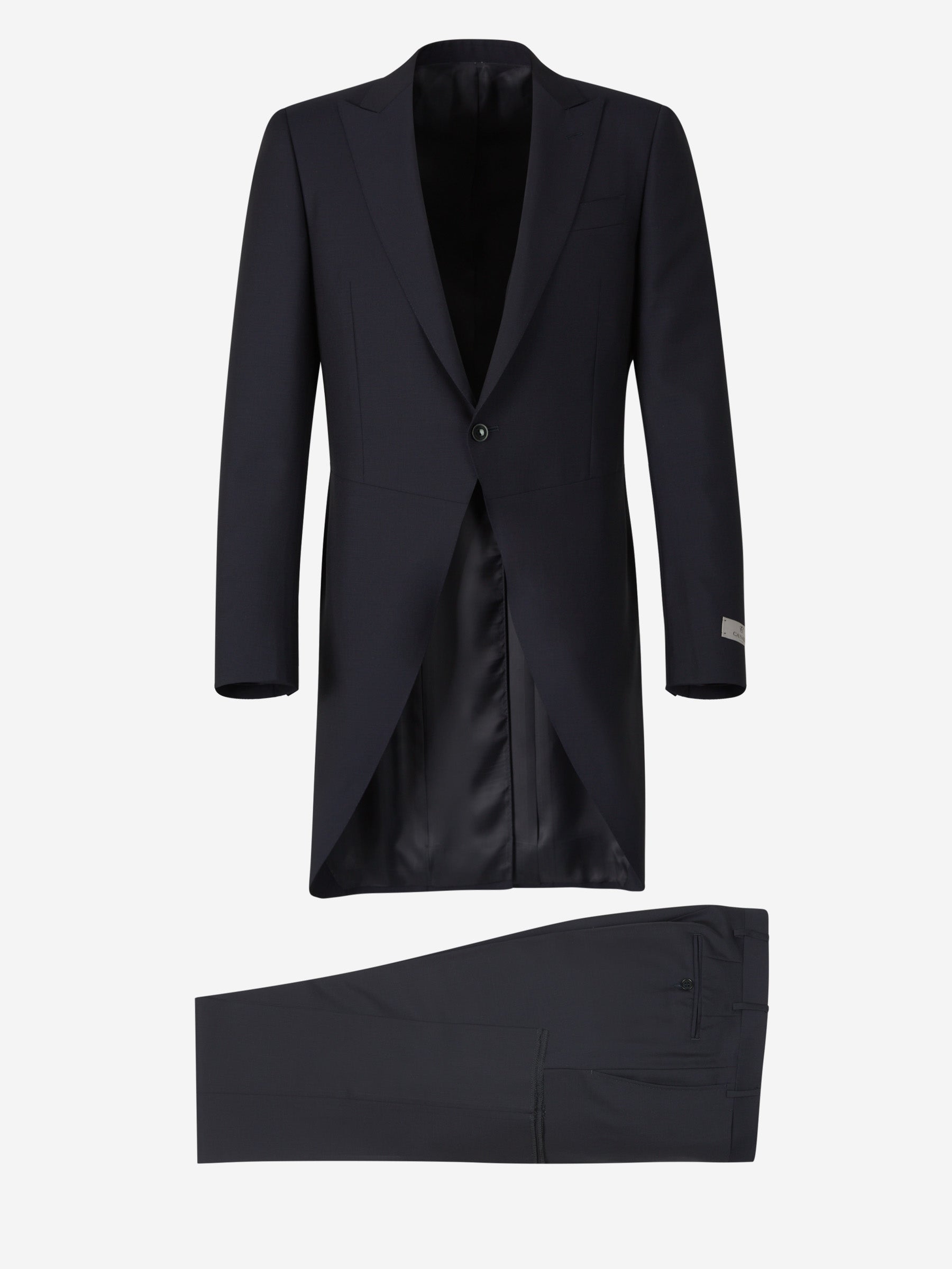 Canali Hombre Barcelona Chaqué Y Pantalón Lana color Azul Noche sku 332-000095 01 - Foto 1