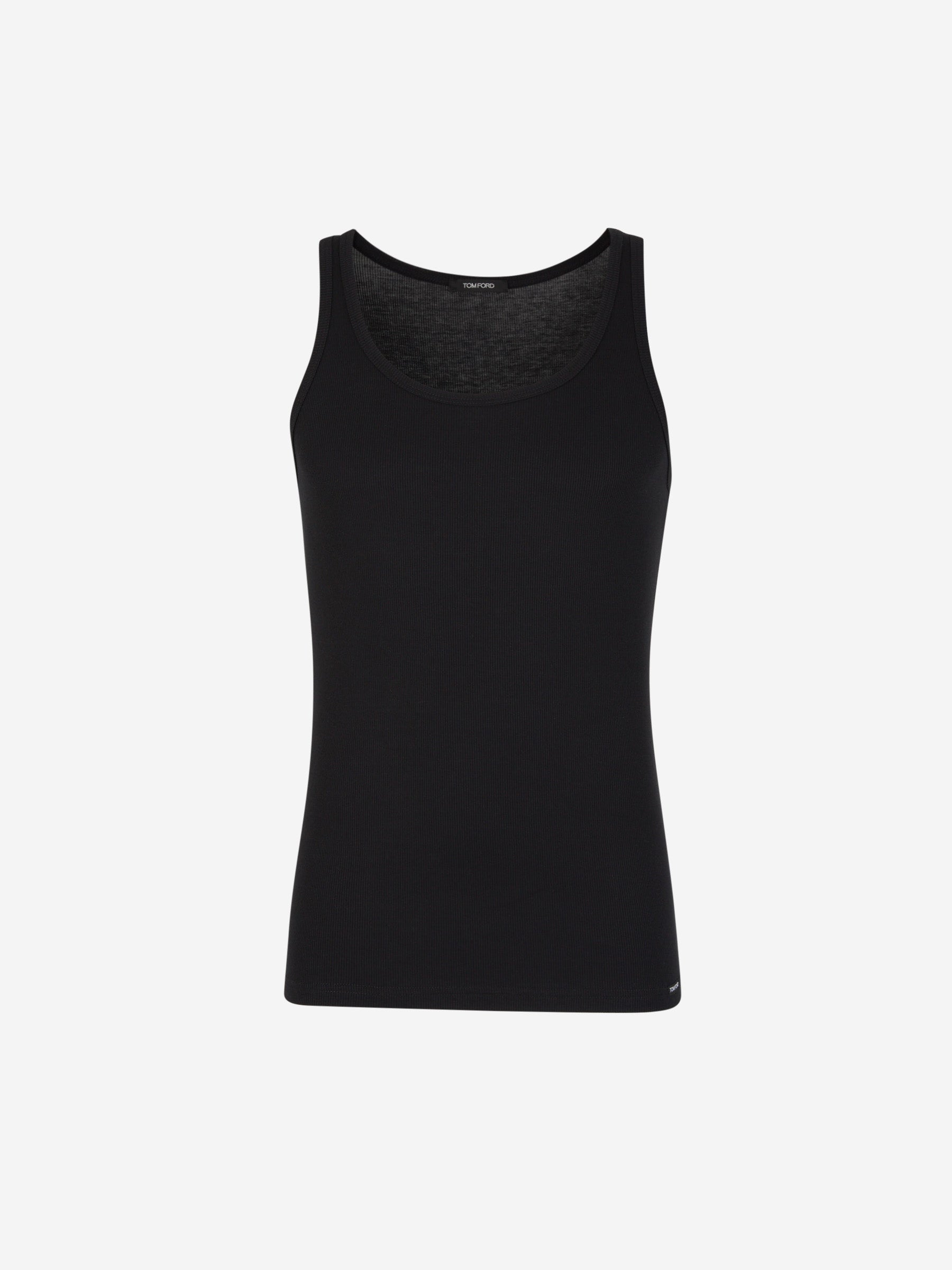 Tom Ford Hombre Barcelona Camiseta Tirantes Lisa color Negro sku 653-000084 02 - Foto 1