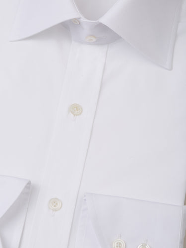 Tom Ford Hombre Barcelona Camisa Lisa Algodón color Blanco sku 401-002617 01 - Foto 2