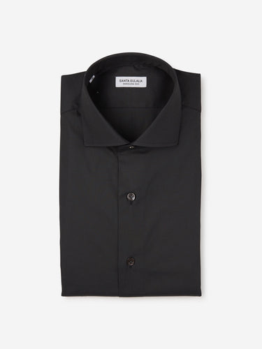 Santa Eulalia Hombre Barcelona Camisa Lisa Algodón color Negro sku 401-002670 03 - Foto 1