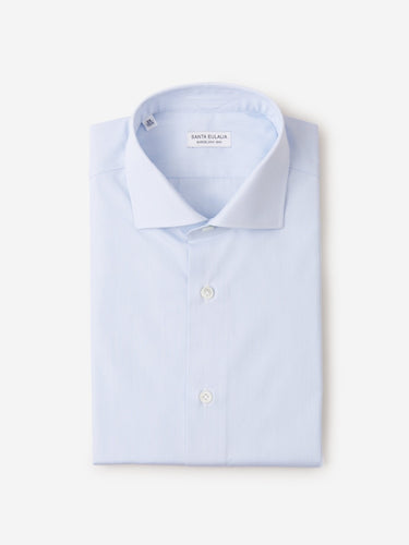Santa Eulalia Hombre Barcelona Camisa Motivo Rayas color Azul Celeste sku 401-002969 01 - Foto 1