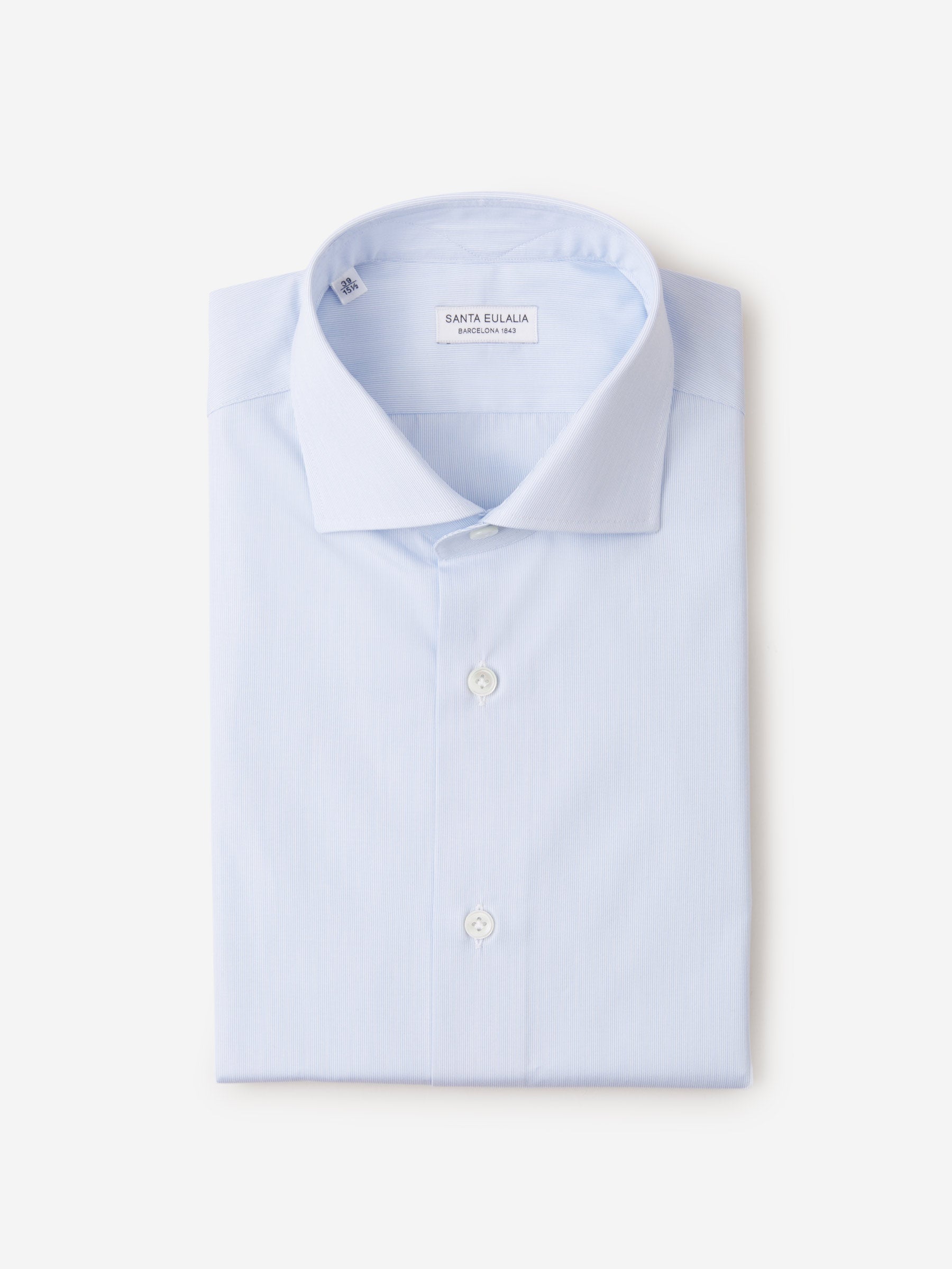 Santa Eulalia Hombre Barcelona Camisa Algodón color Azul Celeste sku 401-002949 01 - Foto 1
