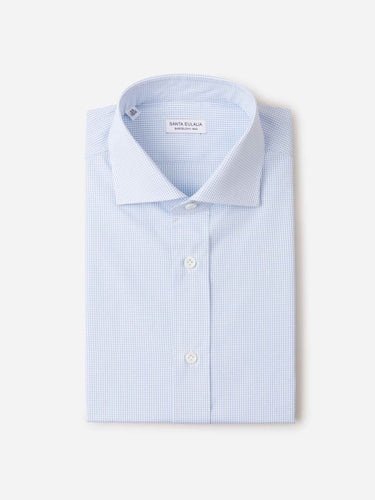 Santa Eulalia Hombre Barcelona Camisa Motivo Cuadros color Blanco sku 401-002950 01 - Foto 1