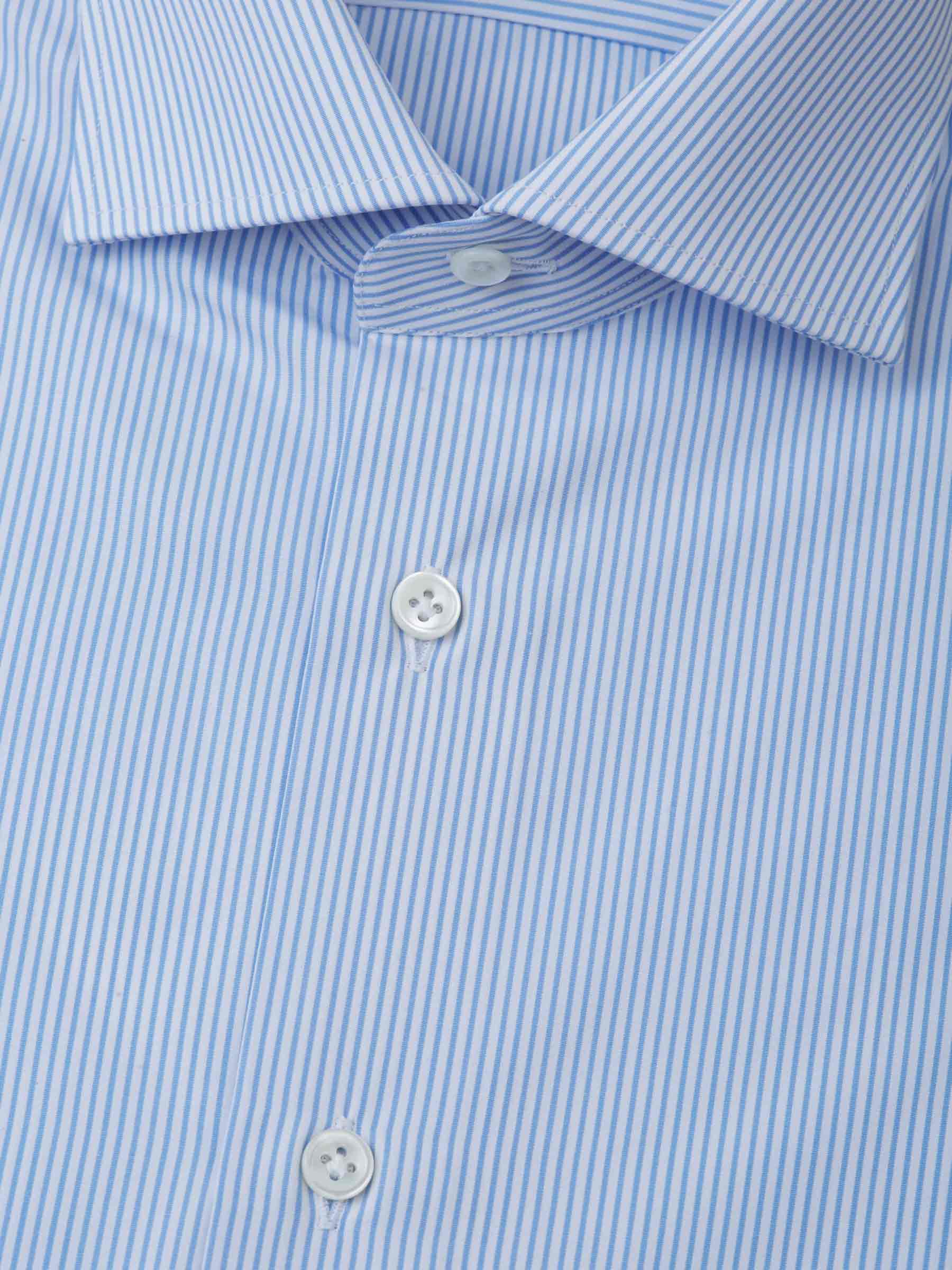 Santa Eulalia Hombre Barcelona Camisa Rayas Finas color Azul Celeste sku 401-002971 01 - Foto 2