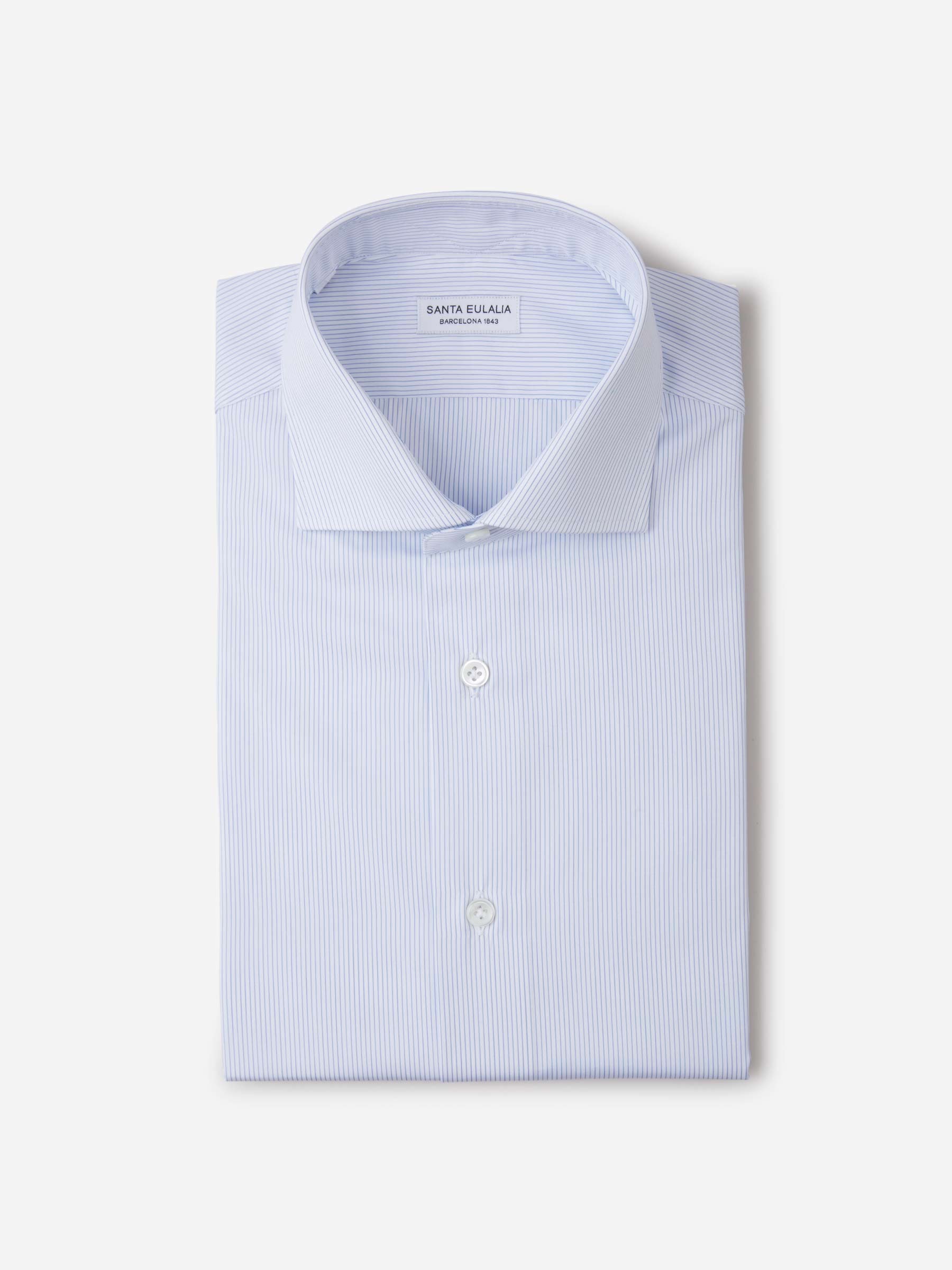 Santa Eulalia Hombre Barcelona Camisa Motivo Rayas color Azul Celeste sku 401-002972 01 - Foto 1