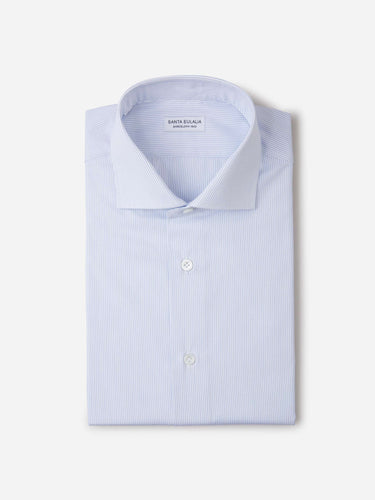 Santa Eulalia Hombre Barcelona Camisa Motivo Rayas color Azul Celeste sku 401-002972 01 - Foto 1