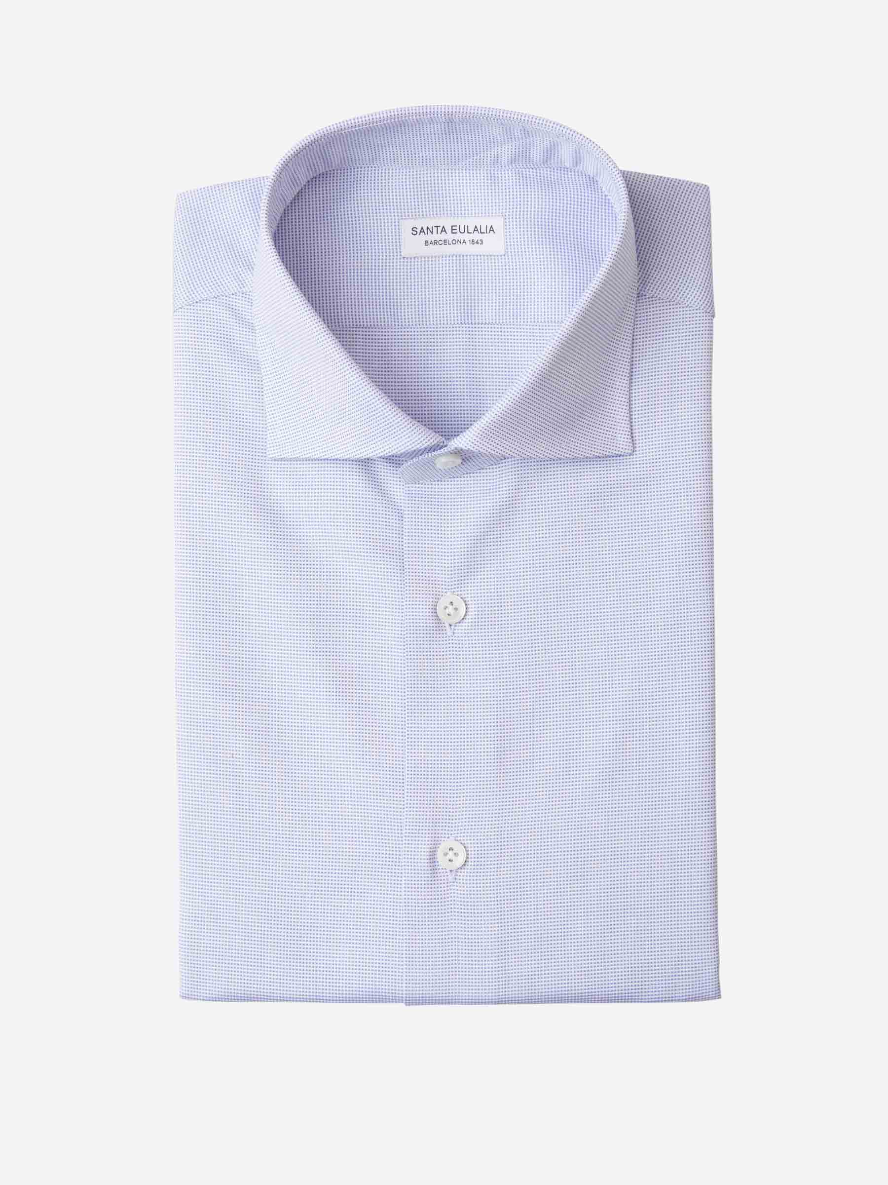 Santa Eulalia Hombre Barcelona Camisa Popelina Algodón color Blanco sku 401-003046 01 - Foto 1