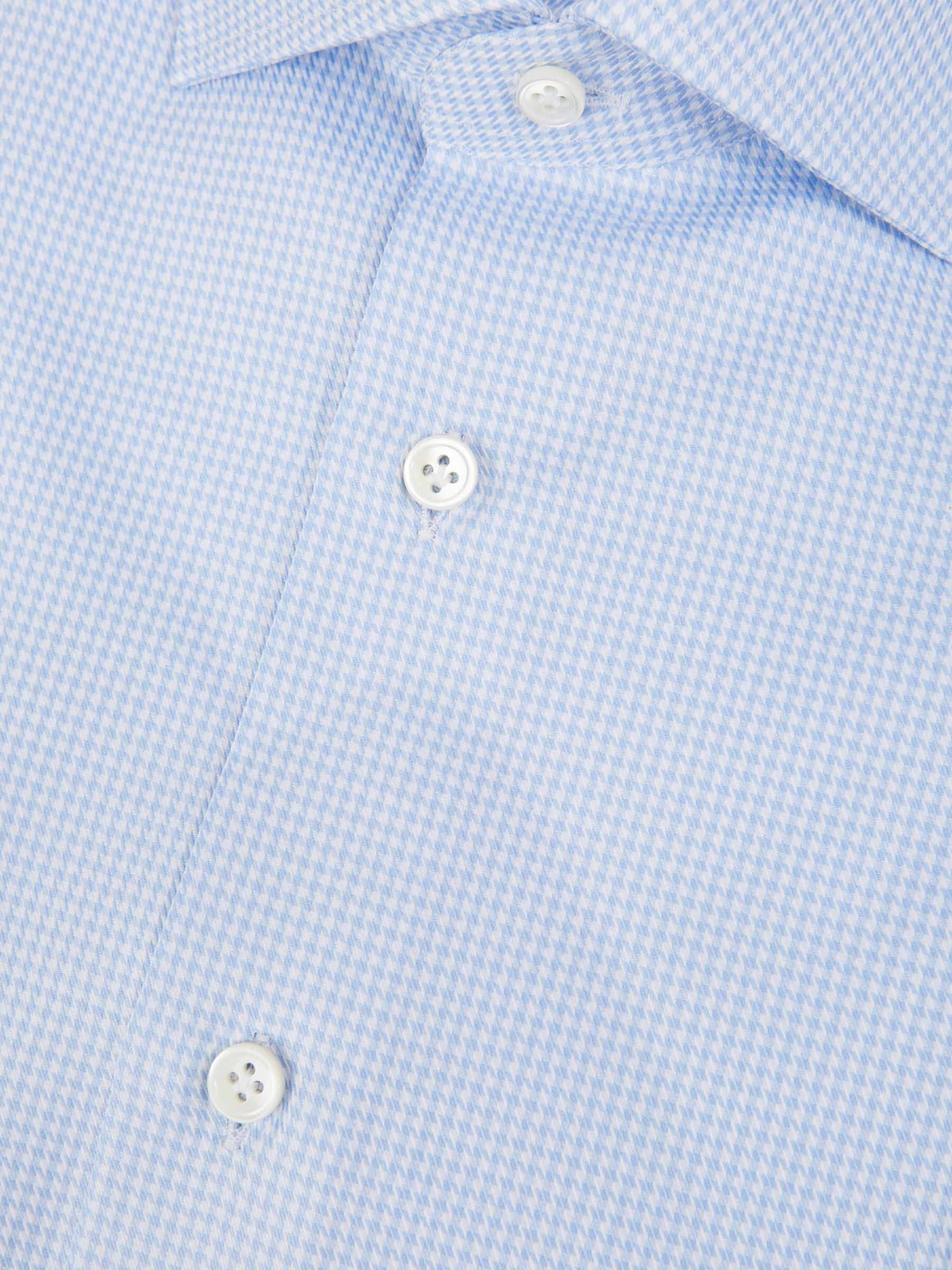Santa Eulalia Hombre Barcelona Camisa Pata De Gallo color Azul Celeste sku 401-003047 01 - Foto 2