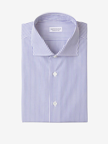 Santa Eulalia Hombre Barcelona Camisa Popelina Algodón color Blanco sku 401-003048 01 - Foto 1