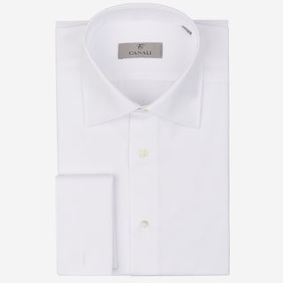 Canali Hombre Barcelona Camisa Vestir Puño Doble color Blanco sku 403-000210 01 - Foto 1