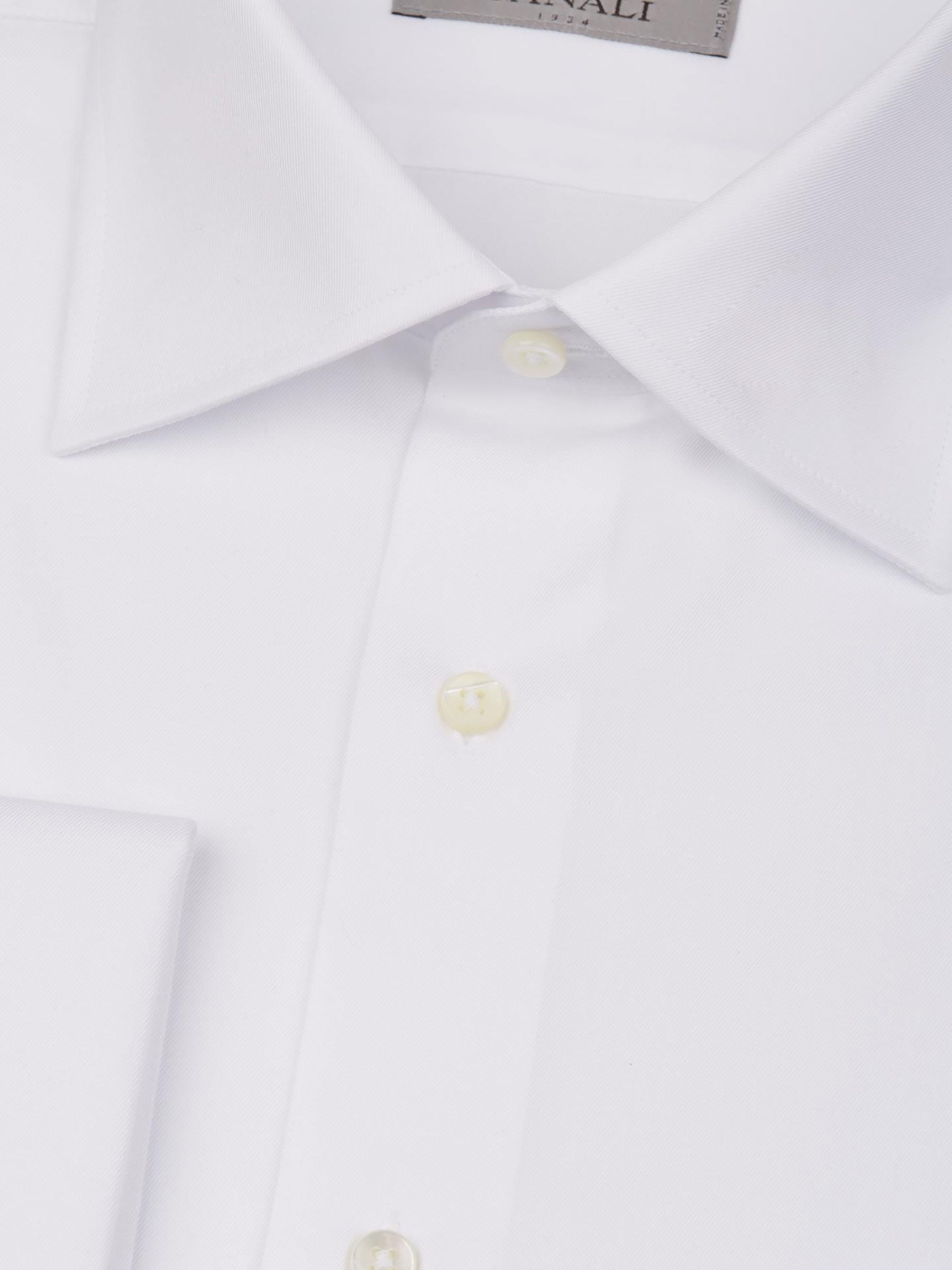 Canali Hombre Barcelona Camisa Vestir Puño Doble color Blanco sku 403-000210 01 - Foto 2