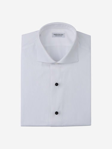 Santa Eulalia Hombre Barcelona Camisa Plisada color Blanco sku 403-000402 01 - Foto 1