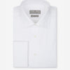 Canali Camisa lisa de algodón color Blanco sku 403-000421 01 - Foto 1