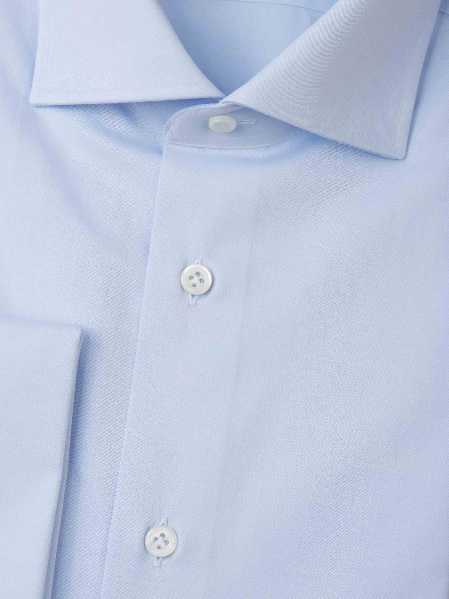 Santa Eulalia Hombre Barcelona Camisa Algodón Lisa color Azul Celeste sku 403-000444 01 - Foto 2