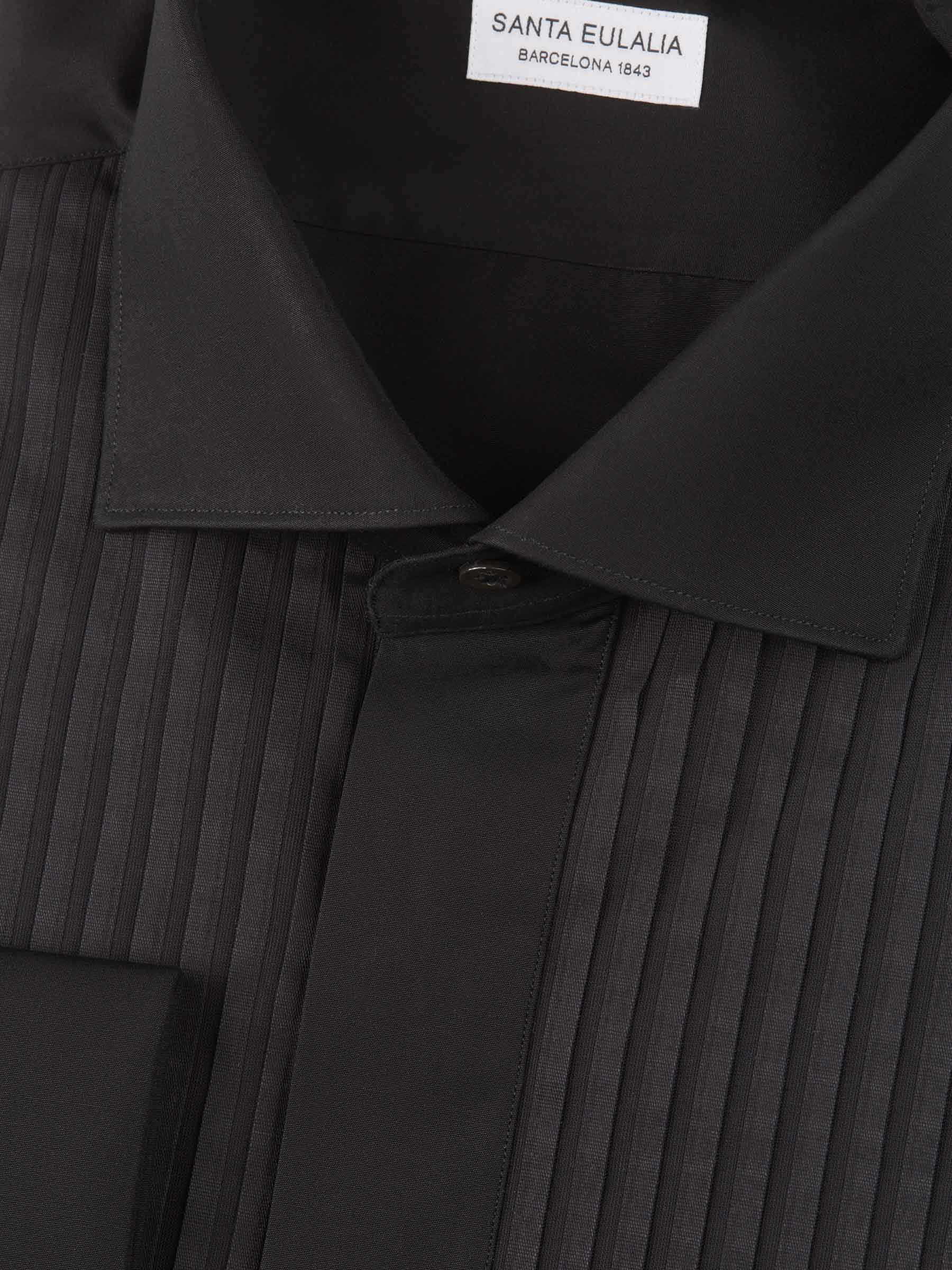 Santa Eulalia Camisa Smoking color Negro sku 403-000450 01 - Foto 2