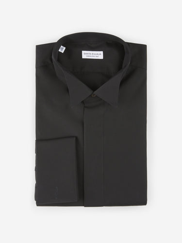 Santa Eulalia Hombre Barcelona Camisa Puño Doble color Negro sku 403-000451 01 - Foto 1