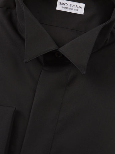 Santa Eulalia Hombre Barcelona Camisa Puño Doble color Negro sku 403-000451 01 - Foto 2