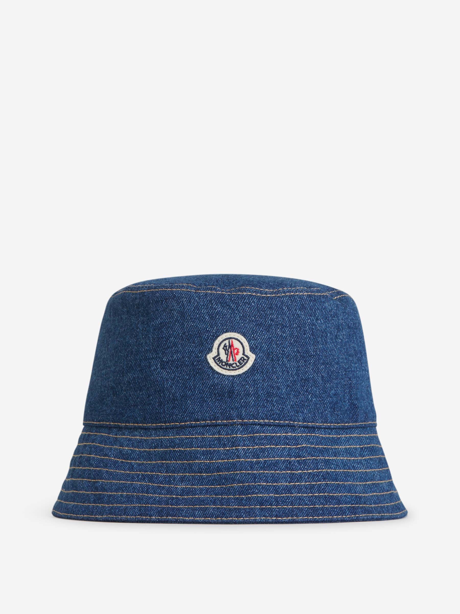Moncler Mujer Barcelona Sombrero Pescador Denim Logo color Azul Denim sku 799-000088 01 - Foto 1